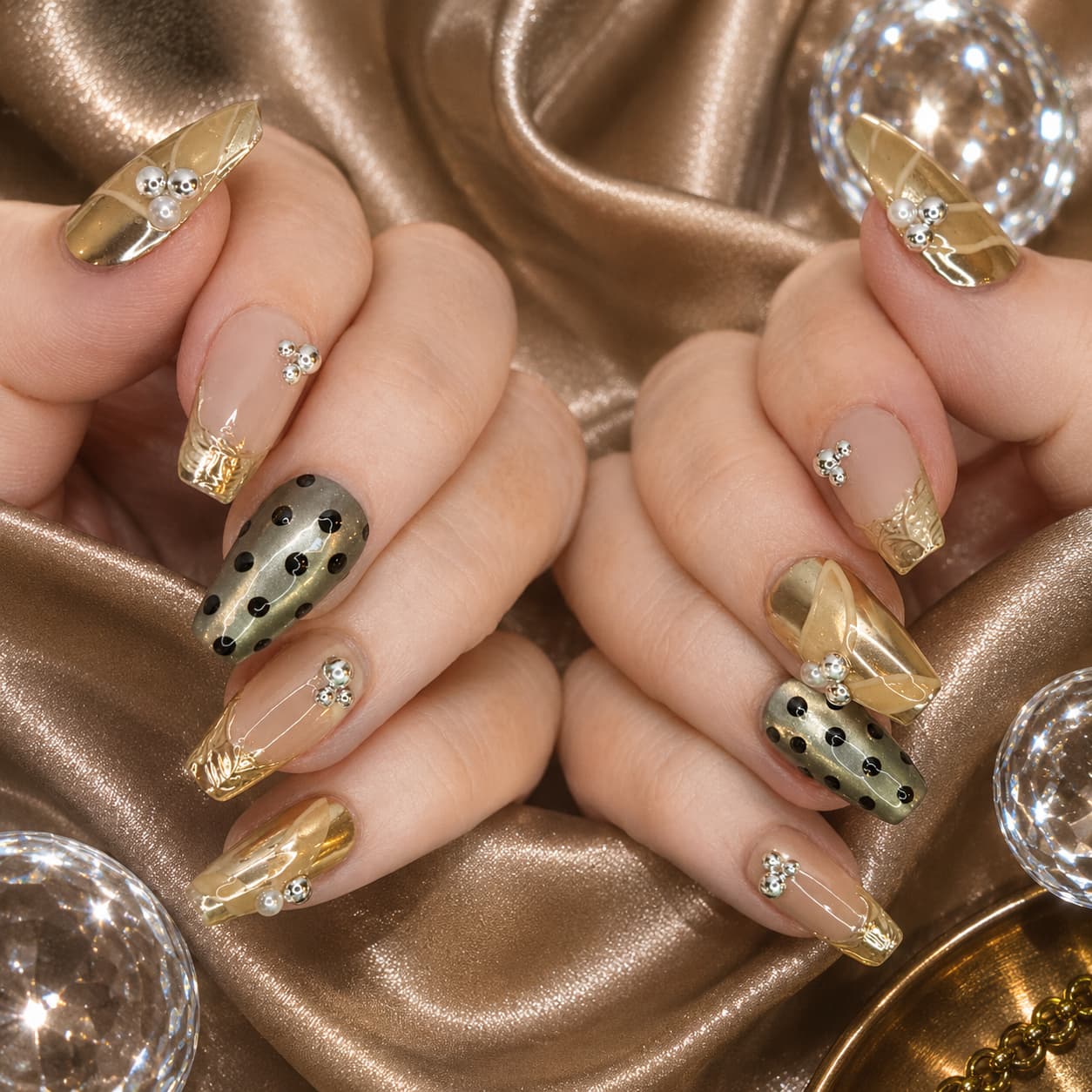Champagne Dots